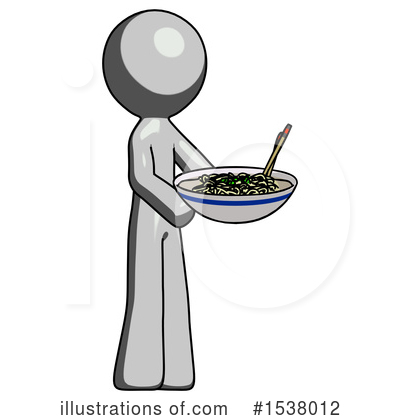 Royalty-Free (RF) Gray Design Mascot Clipart Illustration by Leo Blanchette - Stock Sample #1538012