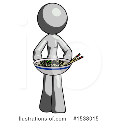 Royalty-Free (RF) Gray Design Mascot Clipart Illustration by Leo Blanchette - Stock Sample #1538015