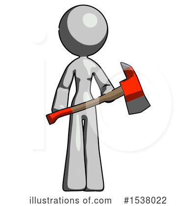 Royalty-Free (RF) Gray Design Mascot Clipart Illustration by Leo Blanchette - Stock Sample #1538022
