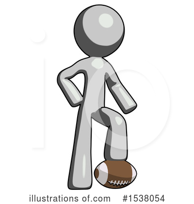 Royalty-Free (RF) Gray Design Mascot Clipart Illustration by Leo Blanchette - Stock Sample #1538054