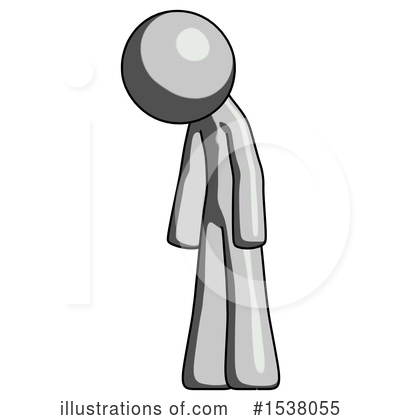 Royalty-Free (RF) Gray Design Mascot Clipart Illustration by Leo Blanchette - Stock Sample #1538055