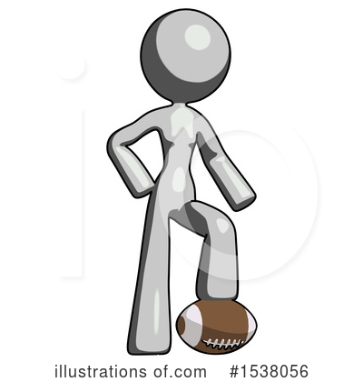 Royalty-Free (RF) Gray Design Mascot Clipart Illustration by Leo Blanchette - Stock Sample #1538056