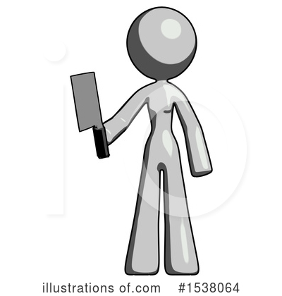 Royalty-Free (RF) Gray Design Mascot Clipart Illustration by Leo Blanchette - Stock Sample #1538064