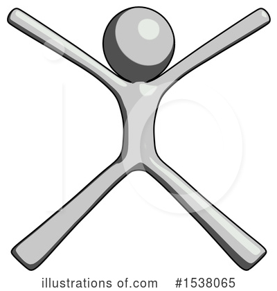 Royalty-Free (RF) Gray Design Mascot Clipart Illustration by Leo Blanchette - Stock Sample #1538065
