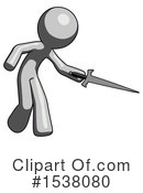 Gray Design Mascot Clipart #1538080 by Leo Blanchette