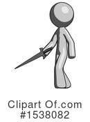 Gray Design Mascot Clipart #1538082 by Leo Blanchette