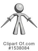 Gray Design Mascot Clipart #1538084 by Leo Blanchette
