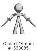 Gray Design Mascot Clipart #1538085 by Leo Blanchette