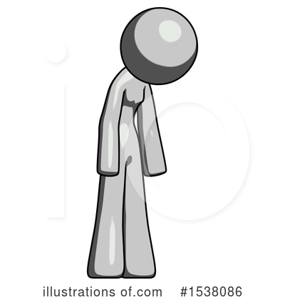 Royalty-Free (RF) Gray Design Mascot Clipart Illustration by Leo Blanchette - Stock Sample #1538086