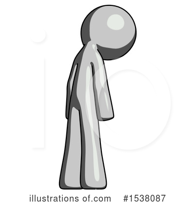 Royalty-Free (RF) Gray Design Mascot Clipart Illustration by Leo Blanchette - Stock Sample #1538087