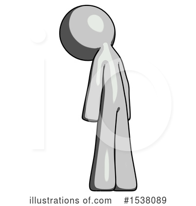Royalty-Free (RF) Gray Design Mascot Clipart Illustration by Leo Blanchette - Stock Sample #1538089
