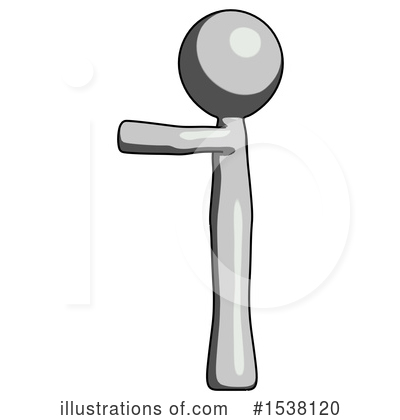 Royalty-Free (RF) Gray Design Mascot Clipart Illustration by Leo Blanchette - Stock Sample #1538120