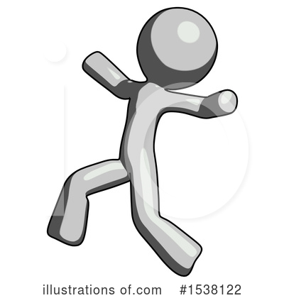 Royalty-Free (RF) Gray Design Mascot Clipart Illustration by Leo Blanchette - Stock Sample #1538122