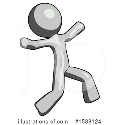 Royalty-Free (RF) Gray Design Mascot Clipart Illustration by Leo Blanchette - Stock Sample #1538124