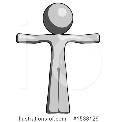 Royalty-Free (RF) Gray Design Mascot Clipart Illustration by Leo Blanchette - Stock Sample #1538129