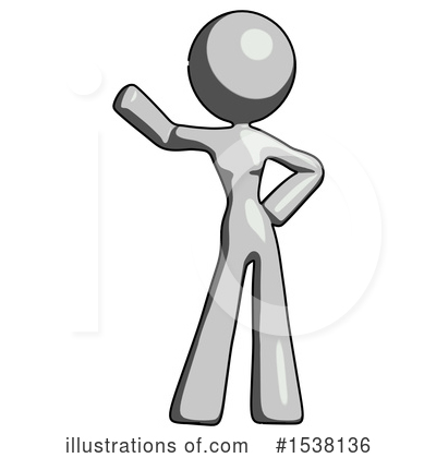 Royalty-Free (RF) Gray Design Mascot Clipart Illustration by Leo Blanchette - Stock Sample #1538136