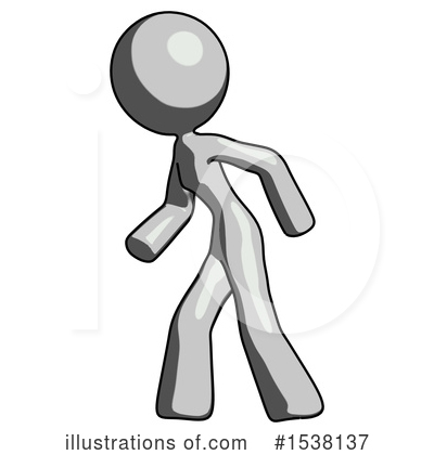 Royalty-Free (RF) Gray Design Mascot Clipart Illustration by Leo Blanchette - Stock Sample #1538137
