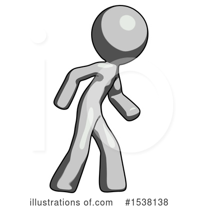 Royalty-Free (RF) Gray Design Mascot Clipart Illustration by Leo Blanchette - Stock Sample #1538138