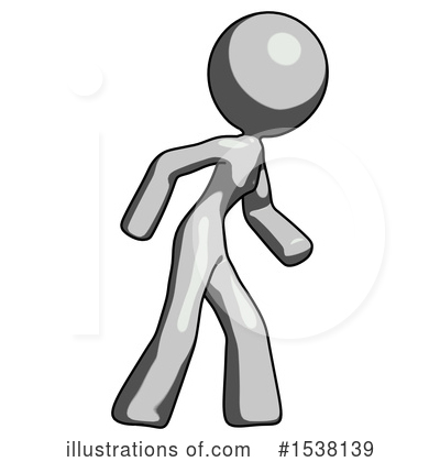Royalty-Free (RF) Gray Design Mascot Clipart Illustration by Leo Blanchette - Stock Sample #1538139