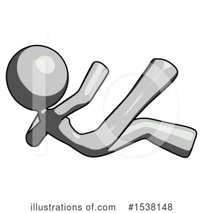 Royalty-Free (RF) Gray Design Mascot Clipart Illustration by Leo Blanchette - Stock Sample #1538148