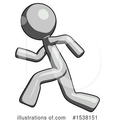 Royalty-Free (RF) Gray Design Mascot Clipart Illustration by Leo Blanchette - Stock Sample #1538151
