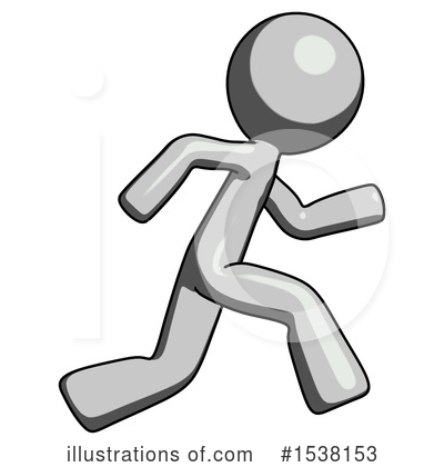 Royalty-Free (RF) Gray Design Mascot Clipart Illustration by Leo Blanchette - Stock Sample #1538153