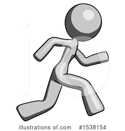 Royalty-Free (RF) Gray Design Mascot Clipart Illustration by Leo Blanchette - Stock Sample #1538154