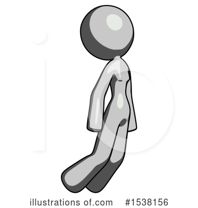 Royalty-Free (RF) Gray Design Mascot Clipart Illustration by Leo Blanchette - Stock Sample #1538156