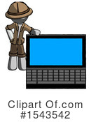 Gray Design Mascot Clipart #1543542 by Leo Blanchette