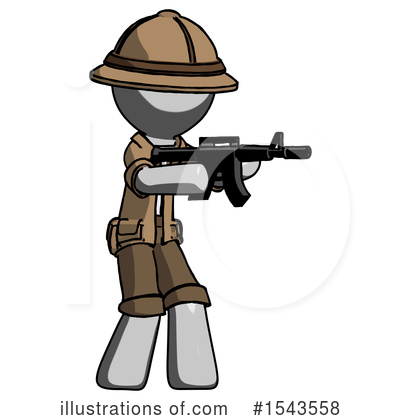 Royalty-Free (RF) Gray Design Mascot Clipart Illustration by Leo Blanchette - Stock Sample #1543558