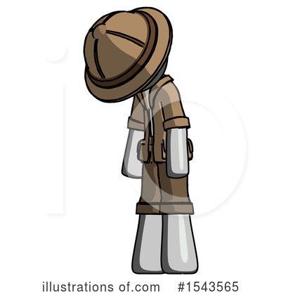 Royalty-Free (RF) Gray Design Mascot Clipart Illustration by Leo Blanchette - Stock Sample #1543565
