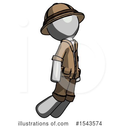Royalty-Free (RF) Gray Design Mascot Clipart Illustration by Leo Blanchette - Stock Sample #1543574