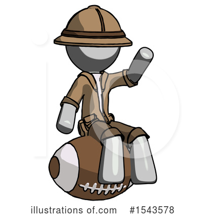 Royalty-Free (RF) Gray Design Mascot Clipart Illustration by Leo Blanchette - Stock Sample #1543578