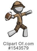 Gray Design Mascot Clipart #1543579 by Leo Blanchette