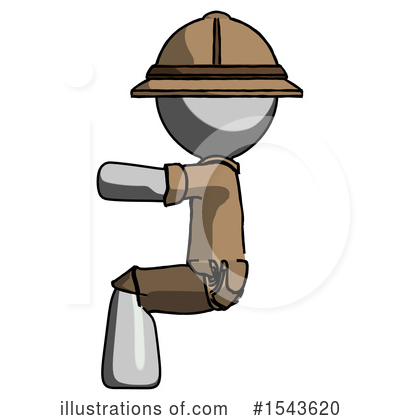 Royalty-Free (RF) Gray Design Mascot Clipart Illustration by Leo Blanchette - Stock Sample #1543620