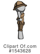 Gray Design Mascot Clipart #1543628 by Leo Blanchette