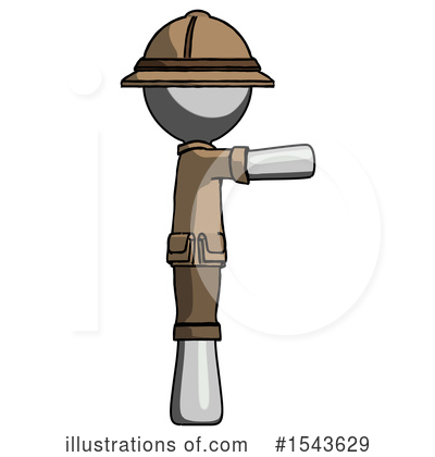 Royalty-Free (RF) Gray Design Mascot Clipart Illustration by Leo Blanchette - Stock Sample #1543629