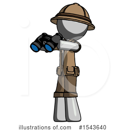 Royalty-Free (RF) Gray Design Mascot Clipart Illustration by Leo Blanchette - Stock Sample #1543640