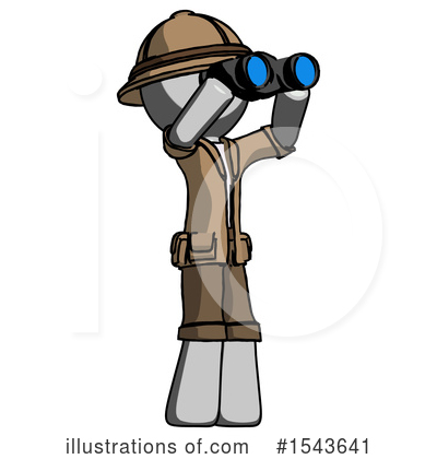 Royalty-Free (RF) Gray Design Mascot Clipart Illustration by Leo Blanchette - Stock Sample #1543641