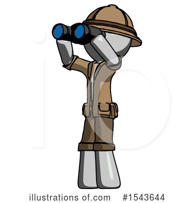 Royalty-Free (RF) Gray Design Mascot Clipart Illustration by Leo Blanchette - Stock Sample #1543644