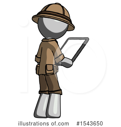 Royalty-Free (RF) Gray Design Mascot Clipart Illustration by Leo Blanchette - Stock Sample #1543650
