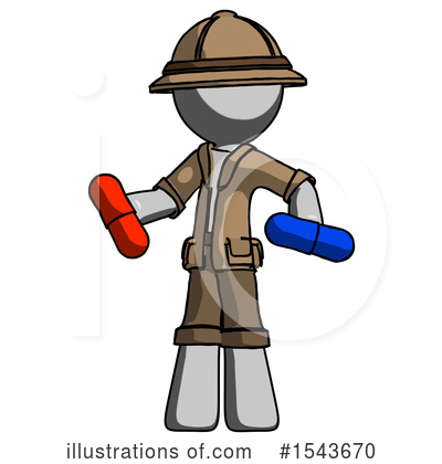 Royalty-Free (RF) Gray Design Mascot Clipart Illustration by Leo Blanchette - Stock Sample #1543670