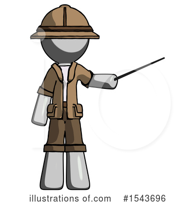 Royalty-Free (RF) Gray Design Mascot Clipart Illustration by Leo Blanchette - Stock Sample #1543696