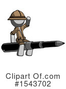 Gray Design Mascot Clipart #1543702 by Leo Blanchette