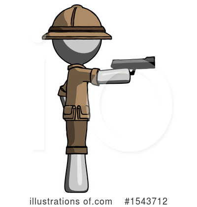 Royalty-Free (RF) Gray Design Mascot Clipart Illustration by Leo Blanchette - Stock Sample #1543712