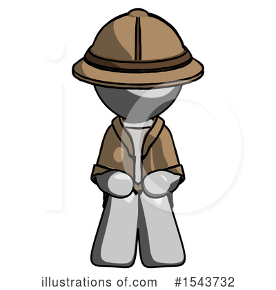 Royalty-Free (RF) Gray Design Mascot Clipart Illustration by Leo Blanchette - Stock Sample #1543732