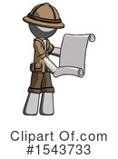 Gray Design Mascot Clipart #1543733 by Leo Blanchette