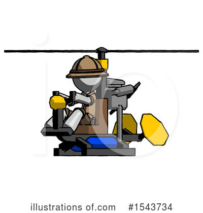 Royalty-Free (RF) Gray Design Mascot Clipart Illustration by Leo Blanchette - Stock Sample #1543734