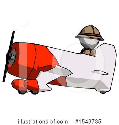 Royalty-Free (RF) Gray Design Mascot Clipart Illustration by Leo Blanchette - Stock Sample #1543735