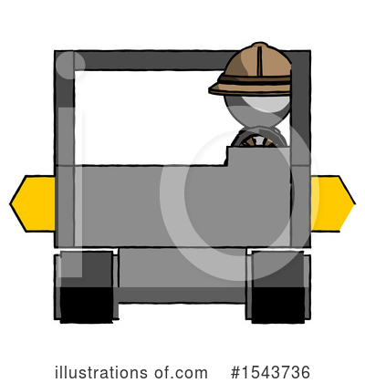 Royalty-Free (RF) Gray Design Mascot Clipart Illustration by Leo Blanchette - Stock Sample #1543736